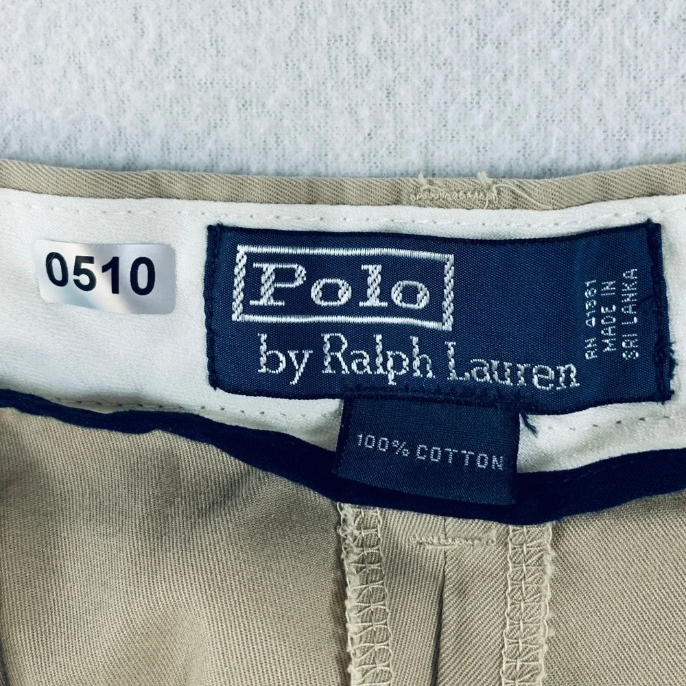 Polo Ralph Lauren Men's Classic Fit Chino‎ Pants Cotton Tan 36x31 (Tag 36x32)